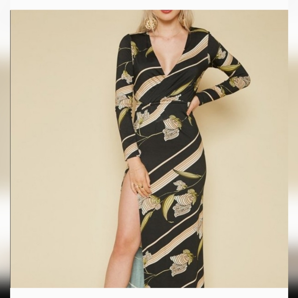 Novella Royale Siren Dress onyx bloom